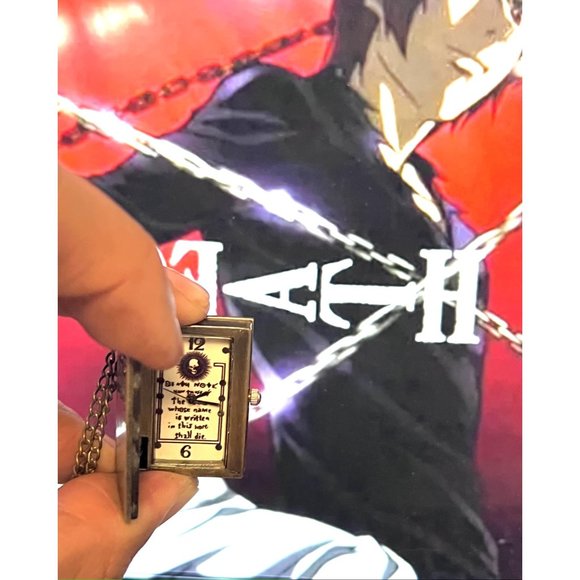Anime Death Note Pocket Watch WIth Gold Color - Picture 3 of 4